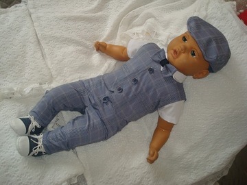 KOMPLET KAMIZELKA UBRANKO /CHRZTU /WESELE/ 80