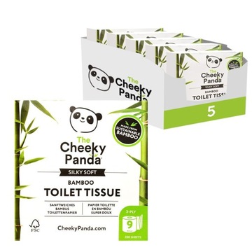 Papier toaletowy trzywarstwowy KARTON 45 rolek (5 op. po 9 rolek)
