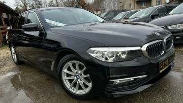 BMW Seria 5 G30-G31 Touring 520d 190KM 2018 BMW 520 190PS OPŁACONY Bezwypadkowy Automat, zdjęcie 1