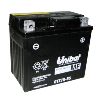 UNIBAT akumulator 6,5Ah-12V 85A (L+)