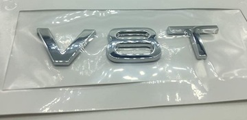 Эмблема-логотип, хромированная надпись, AUDI V8T OEM QUALITY* |AS