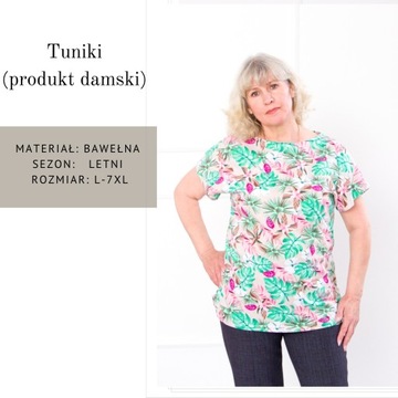 Tuniki (produkt damski), letni, 8612-005