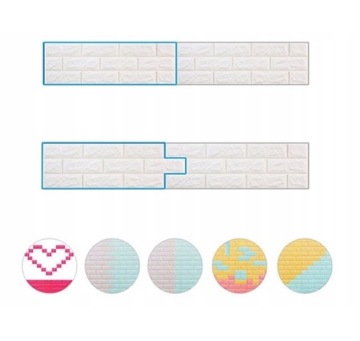 x10 СТЕНОВЫЕ ПАНЕЛИ 3D СТЕНОВЫЕ ПАНЕЛИ САМОКЛЕЯЩИЕСЯ КИРПИЧ БЕЛЫЕ КУХОННЫЕ ОБОИ