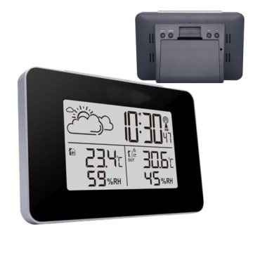 Meteostanice Budík S Snooze Teploměr Vlhkoměr Venkovní Senzor 60 M
