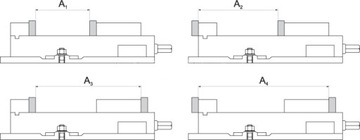 РОТАЦИОННЫЕ ТИСКИ FQM100/100мм ДЛЯ ФРЕЗЕРНЫХ СТАНКОВ