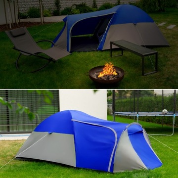 Туристическая палатка из 3 -го лиц семейного кемпинга