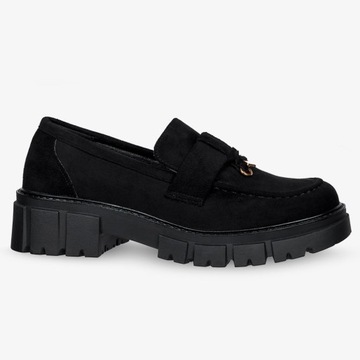 Moccasins Женская обувь вставлена ​​модная стабильная платформа украшения R 40