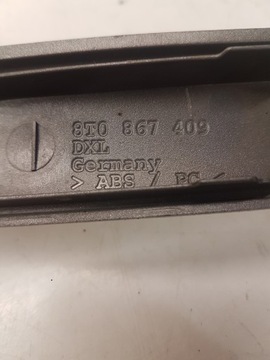 ДЕКОРАТИВНАЯ НАКЛАДКА ДВЕРИ СПЕРЕДИ ЛЕВАЯ, AUDI A5 8T0867409