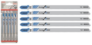 Brzeszczoty 5szt Flexible for Metal Bosch T318AF