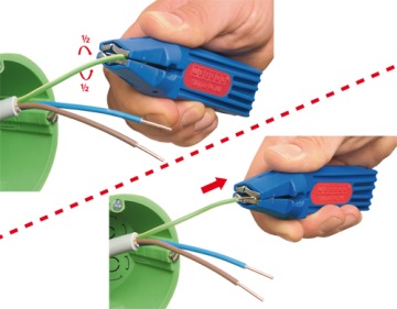 Инструмент для снятия изоляции WEICON 0,5-16 мм2, fi4-13 мм/№ 100