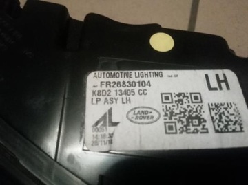 LAND ROVER EVOQUE FACELIFT K8D2-13405 SVĚTLO ZADNÍ