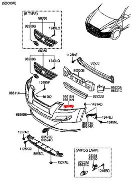 KIA CEED 06- VÝZTUHA DRŽÁK ÚCHYT DRŽÁKY NÁRAZNÍKU