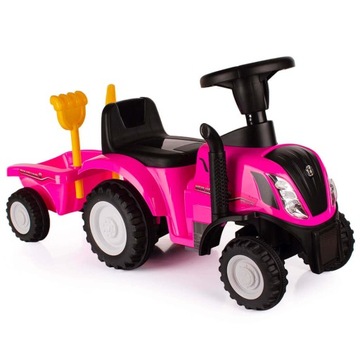 TRAKTOREK JEŹDZIK NEW HOLLAND JEŹDZIDEŁKO TRAKTOR Z PRZYCZEPKĄ 12M+