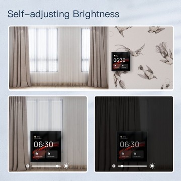 TUYA Multibramka LCD Panel Dotyk ZigBee 4'' MOES