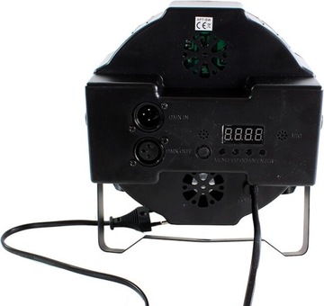 KOLOROFON REFLEKTOR LED PAR 18x3W DYSKOTEKOWY LAMPA RGB SOUND AUTO DMX