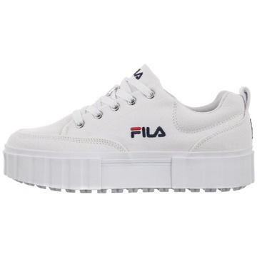 Buty Damskie Trampki Fila Sandblast FFW0062 Białe