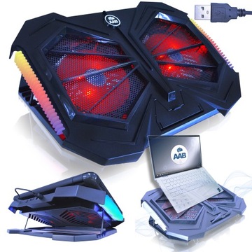 AABCOOLING CICHA PODSTAWKA CHŁODZĄCA POD LAPTOP-A 15,6