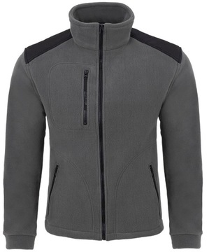 CIEPŁA BLUZA kurtka polarowa POLAR PREMIUM 340 JHK GRAPHITE / BLACK S