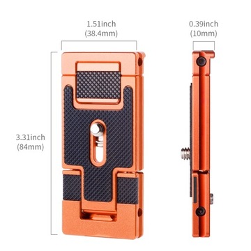 K&F Magic Plate złączka Arca Swiss płytka uchwyt na telefon holder statyw