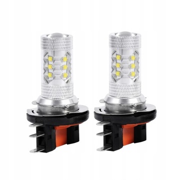 2 sztuk ŻARÓWKI SAMOCHODOWE LED H15 80W