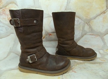 UGG S/N 5678 BUTY ZIMOWE ŚNIEGOWCE SKÓRA 37