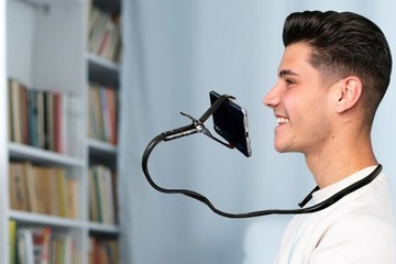 РУЧКА, ПОДСТАВКА ДЛЯ ТЕЛЕФОНА, КАМЕРА, ДЕРЖАТЕЛЬ НА ШЕЮ, СТОЛ, ВЕРХНЯЯ ЧАСТЬ ВЕБ-САЙТА