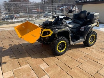 Снегоочиститель Quad ковш быстрой сборки 2 в 1 YAMAHA GRIZZLY 550 700