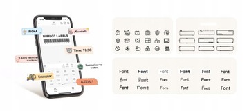 МИНИ-ПРИНТЕР ДЛЯ ТЕРМОЭТИКЕТОК NIIMBOT D101 с Bluetooth