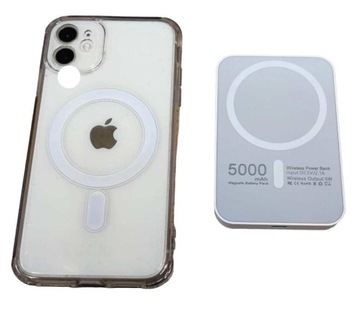 SZYBKI POWERBANK INDUKCYJNY DO MAGSAFE 12 13 14 15 MINI BEZPRZEWODOWY 5000