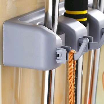 НАСТЕННАЯ ВЕШАЛКА ДЛЯ САДОВОГО ИНСТРУМЕНТА, МЕТЛ, ШВАБРОВ, ГРАБЕЙ, ПРАКТИЧЕСКАЯ