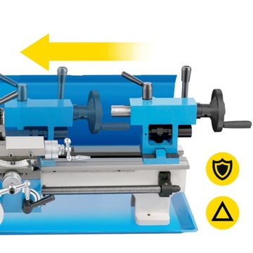 VEVOR Tokarka Do Metalu 180x350mm 550W 2500RMP