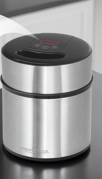 LODZIARKA URZĄDZENIE AUTOMAT DO LODÓW JOGURTÓW INOX STAL PROFICOOK