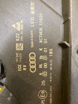 4M0941034, 4M0941033, Licht rechts links Audi Q7 4M Full Led 4M0941034 4M0941033 | thumb 5