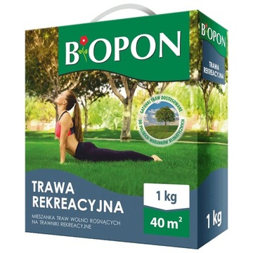 Biopon Trawa dekoracyjna rekreacyjna, ogrodowa Bopon 40 m² 1 kg