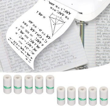 Наклейки на термобумаге для печати. ​​Набор из 10 рулонов.