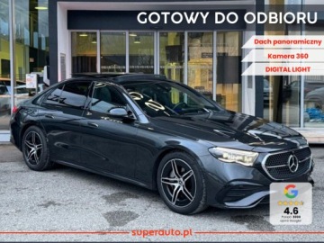Mercedes Klasa E W214 Sedan 2.0 200 204KM 2025 Od ręki - 200 4MATIC (204KM) AMG Line | Kamera 360 + DIGITAL LIGHT