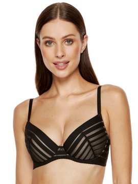 GORTEKS Luna biustonosz push-up w paski 85C