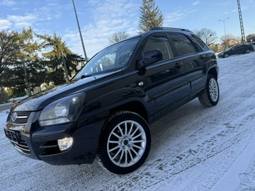 Kia Sportage II 2.0 i 16V 142KM 2008 Kia Sportage 2.0B 2008r Climatronic Ruda Skóra