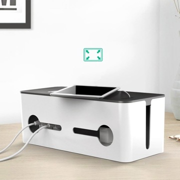 UGREEN CONTAINER КОРОБКА-ОРГАНИЗАТОР КАБЕЛЕЙ ДЛЯ ПОЛОС, ДЛЯ СТОЛА, РАЗМЕР S