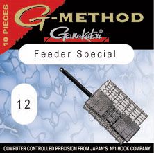HACZYKI GAMAKATSU G-METHOD FEEDER SPECIAL Rozmiar 12 10 sztuk