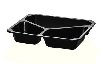 Tacki PP 227 x 178 x 50 mm, TRÓJDZIELNE, 50 szt.