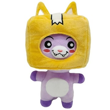 Rocky Lankybox Merch Pluszowe zabawki, prezent urodzinowy dla dzieci, fioletowy 25 cm