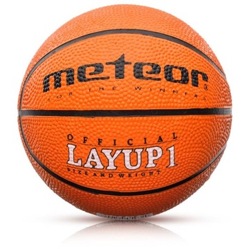 PILKA KOSZYKOWA METEOR LAYUP 1 ОРАНЖЕВЫЙ