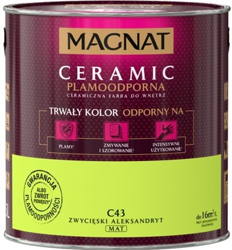 FARBA MAGNAT CERAMIC 2,5L ZWYCIĘSKI ALEKSANDRYT