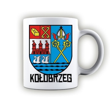 kubek ceramiczny Kolobrzeg herb