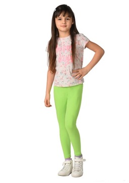 Legginsy dziecięce GETRY bawełniane LIMONKA D1 92
