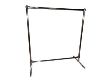 STOJAK NA UBRANIA 120/120cm WIESZAK SKLEPOWY
