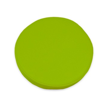 Подушка на сиденье детская из экокожи, круглая, диаметр 30 см.