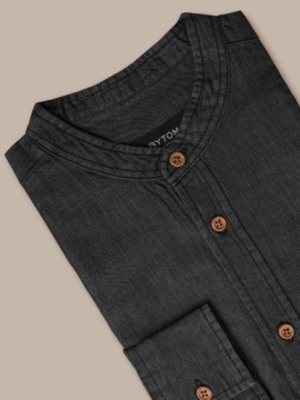 ЧЕРНАЯ РУБАШКА С ДЛИННЫМ РУКАВОМ L BYTOM