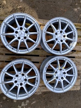 4X DISK HLINÍK MERCEDES-BENZ OE W212 7.5" X 16" 5X112 ET 45,5